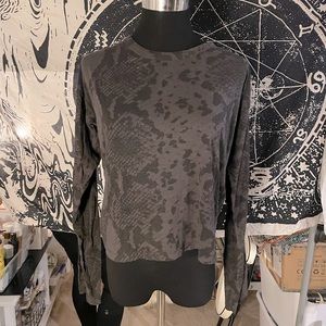 Rag and Bone long sleeve snake print tee